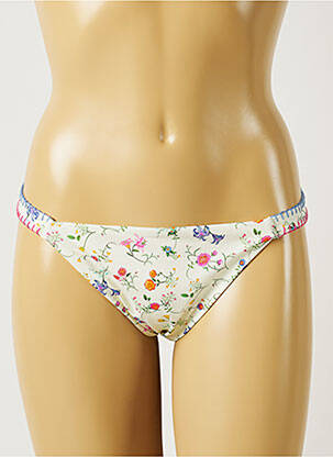 Chiloți de baie imprimeu floral bikini bej BANANA MOON femeie