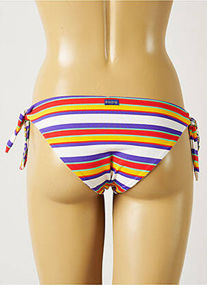Chiloți de baie imprimeu floral bikini alb BANANA MOON femeie