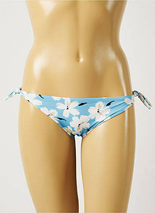 Chiloți de baie imprimeu floral bikini albastru BANANA MOON femeie