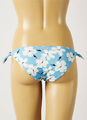 Chiloți de baie imprimeu floral bikini albastru BANANA MOON femeie