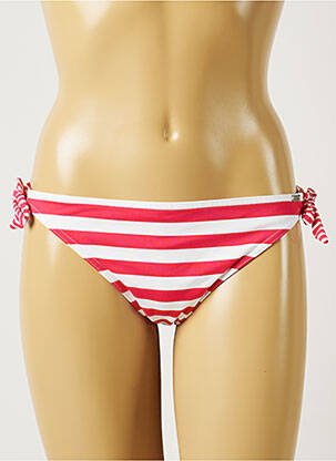 Chiloți de baie efect material satinat bikini roz BANANA MOON femeie