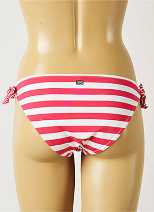 Chiloți de baie efect material satinat bikini roz BANANA MOON femeie