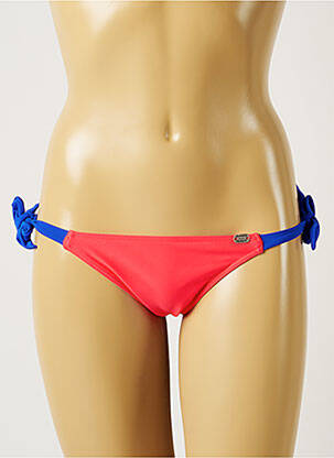 Chiloți de baie efect material satinat bikini roz BANANA MOON femeie