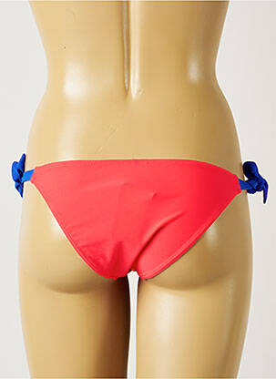 Chiloți de baie efect material satinat bikini roz BANANA MOON femeie