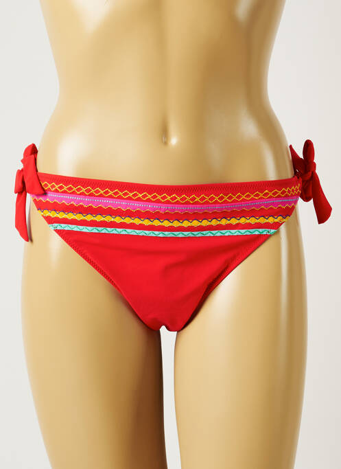 Chiloți de baie roșu BANANA MOON femeie