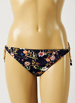 Chiloți de baie imprimeu floral bikini albastru BANANA MOON femeie