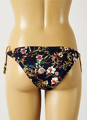 Chiloți de baie imprimeu floral bikini albastru BANANA MOON femeie