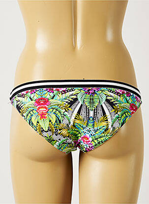 Chiloți de baie imprimeu tie and dye bikini verde BANANA MOON femeie