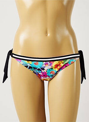 Chiloți de baie imprimeu floral bikini roz BANANA MOON femeie