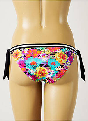 Chiloți de baie imprimeu floral bikini roz BANANA MOON femeie
