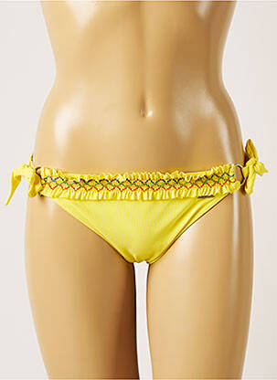 Chiloți de baie galben BANANA MOON femeie