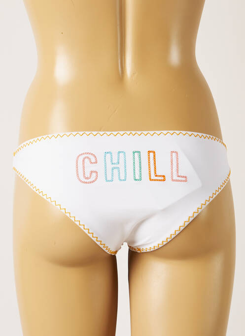 Chiloți de baie alb BANANA MOON femeie