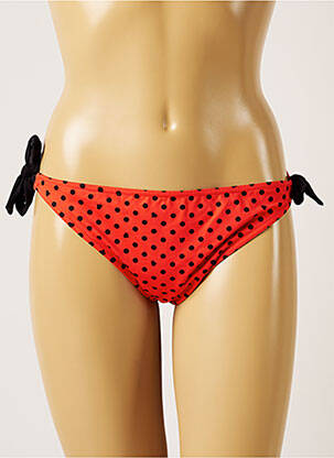 Chiloți de baie microfibre bikini roșu BANANA MOON femeie