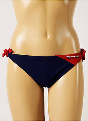 Chiloți de baie microfibre bikini albastru BANANA MOON femeie