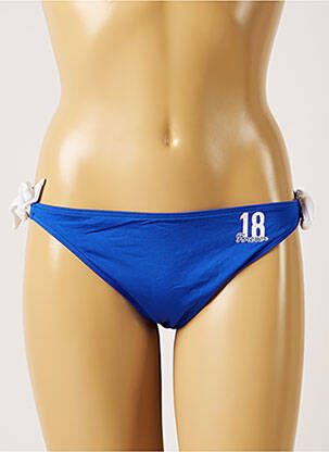 Chiloți de baie microfibre bikini albastru BANANA MOON femeie