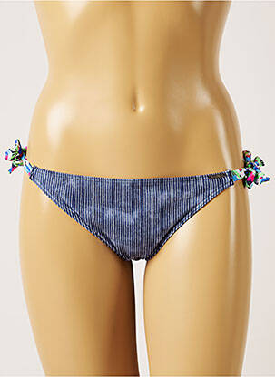Chiloți de baie microfibre bikini albastru BANANA MOON femeie