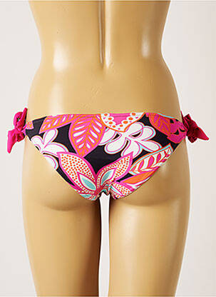 Chiloți de baie imprimeu floral bikini roz BANANA MOON femeie