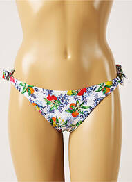 Chiloți de baie imprimeu floral bikini albastru BANANA MOON femme