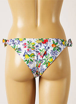 Chiloți de baie imprimeu floral bikini albastru BANANA MOON femeie