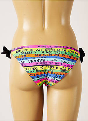 Chiloți de baie microfibre bikini albastru BANANA MOON femeie