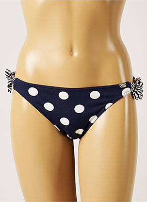 Chiloți de baie microfibre bikini albastru BANANA MOON femeie