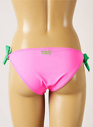 Chiloți de baie microfibre bikini roz BANANA MOON femeie