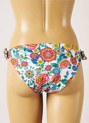 Chiloți de baie imprimeu floral bikini albastru BANANA MOON femeie