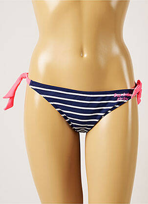 Chiloți de baie microfibre bikini albastru BANANA MOON femeie