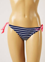 Chiloți de baie microfibre bikini albastru BANANA MOON femme