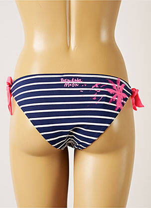 Chiloți de baie microfibre bikini albastru BANANA MOON femeie