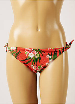 Chiloți de baie imprimeu floral bikini portocalie BANANA MOON femeie