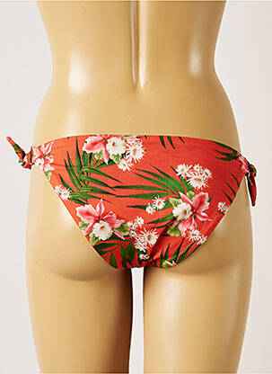 Chiloți de baie imprimeu floral bikini portocalie BANANA MOON femeie