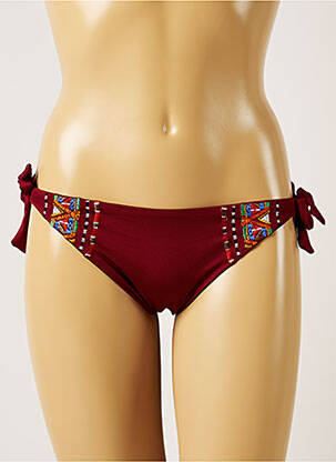 Chiloți de baie roșu BANANA MOON femeie