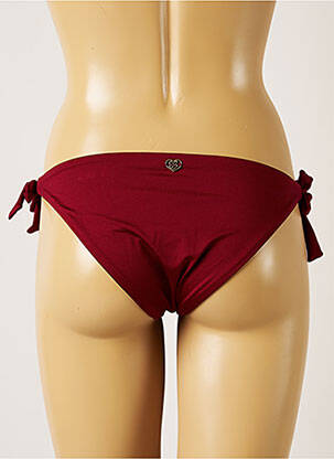 Chiloți de baie microfibre bikini roșu BANANA MOON femeie