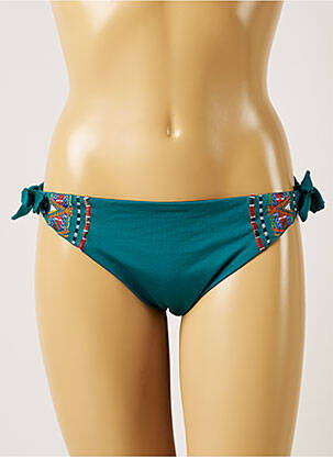 Chiloți de baie microfibre bikini verde BANANA MOON femeie