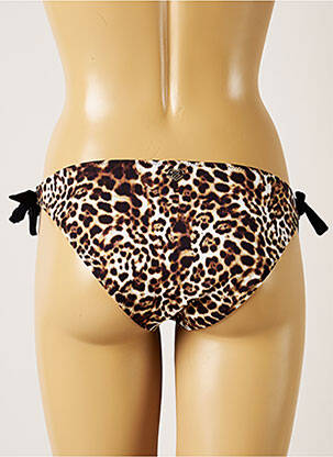 Chiloți de baie microfibre bikini maro BANANA MOON femeie