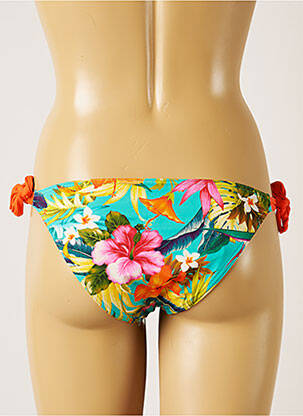 Chiloți de baie imprimeu floral bikini albastru BANANA MOON femeie