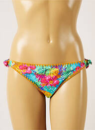 Chiloți de baie imprimeu floral bikini albastru BANANA MOON femeie