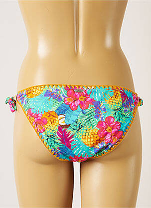 Chiloți de baie imprimeu floral bikini albastru BANANA MOON femeie