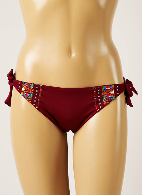 Chiloți de baie roșu BANANA MOON femeie