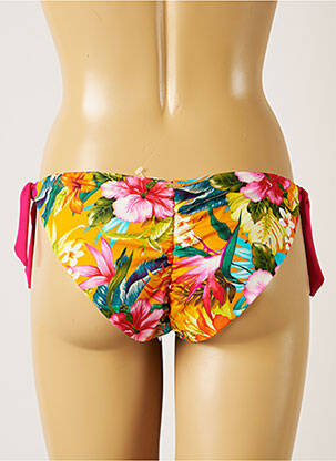 Chiloți de baie imprimeu floral bikini portocalie BANANA MOON femeie