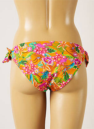 Chiloți de baie imprimeu floral bikini portocalie BANANA MOON femeie