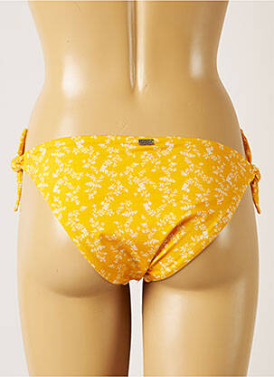 Chiloți de baie imprimeu floral bikini galben BANANA MOON femeie
