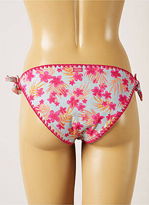Chiloți de baie imprimeu floral bikini roz BANANA MOON femeie