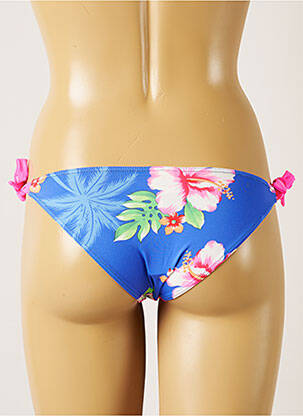 Chiloți de baie imprimeu tie and dye bikini albastru BANANA MOON femeie