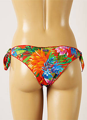 Chiloți de baie imprimeu floral bikini portocalie BANANA MOON femeie