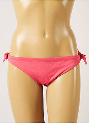 Chiloți de baie efect material satinat bikini roz BANANA MOON femeie