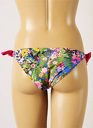 Chiloți de baie imprimeu floral bikini albastru BANANA MOON femeie