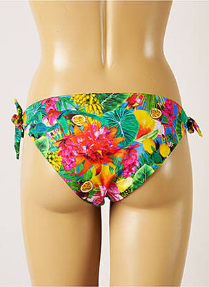 Chiloți de baie imprimeu tie and dye bikini verde BANANA MOON femeie