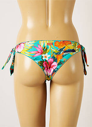 Chiloți de baie imprimeu tie and dye bikini verde BANANA MOON femeie